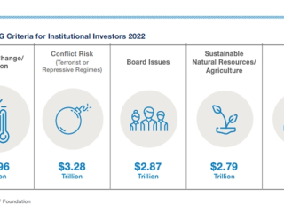 领先的环境、社会和治理标准的机构投资者