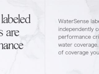 4.水意识标记的淋浴间是高性能产品。Watersense标记为淋浴喷头已获得独立认证，可满足EPA的喷雾和水覆盖范围的性能标准。您将享受所期望的相同水平的覆盖范围。