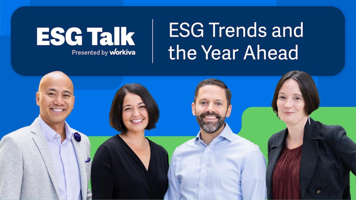 ESGTalk:ESG趋势与下一年shown:Ernest Anunsicion、Mandi McReynolds、SteveSoter & Andie Wood