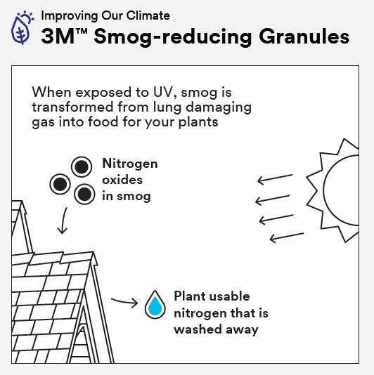 •改善我们的气候3 m Smog-reducing颗粒暴露在紫外线,烟雾肺有害气体转化成食物为你的植物氮氧化物在烟雾植物可用氮冲走