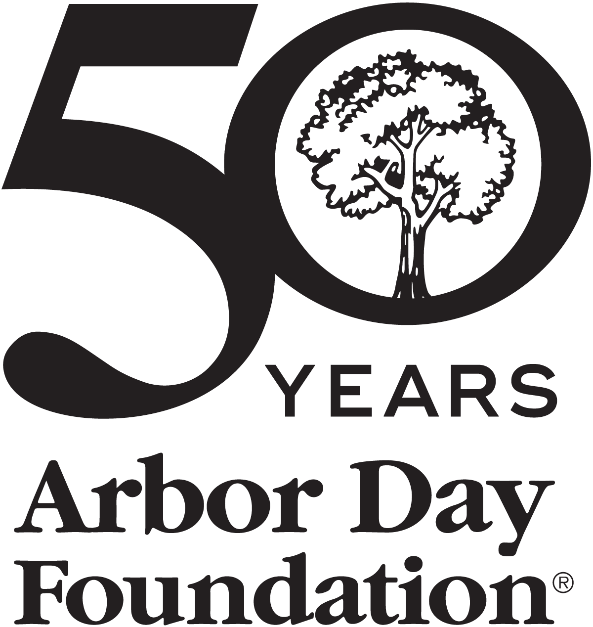 Arbor Day基金会的50周年徽标