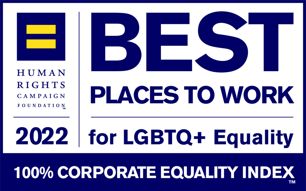 Human Rights Campaign Best Places to Work for LGBTQ+ and Equality