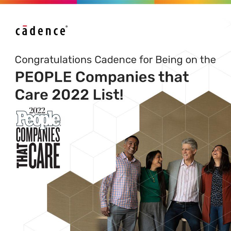 Cadence＆People杂志徽标与一群员工