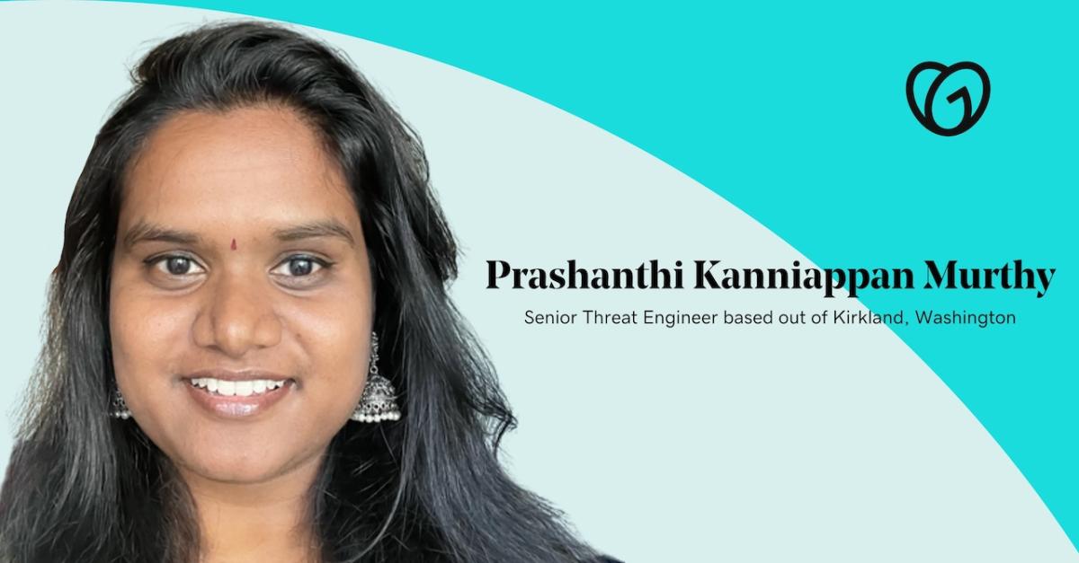 Prashanthi Kanniappan没吃高级威胁工程师基于柯克兰,华盛顿