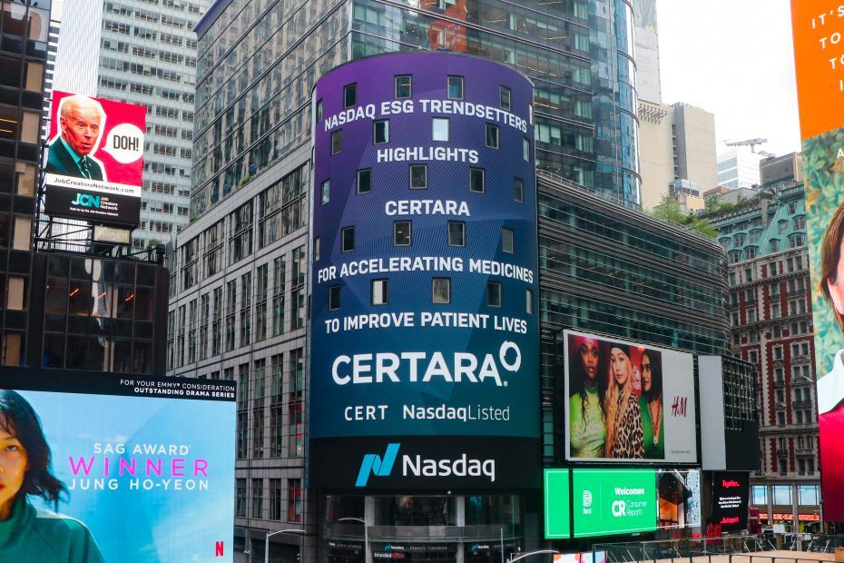 环境、社会和治理趋势引导者:Certara