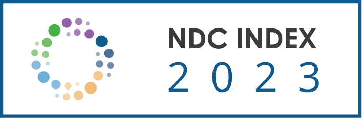 NDC指数2023,彩色圆圈标识